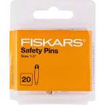 Fiskars 20pc 1.5" Quilting and Craft Safety Pins