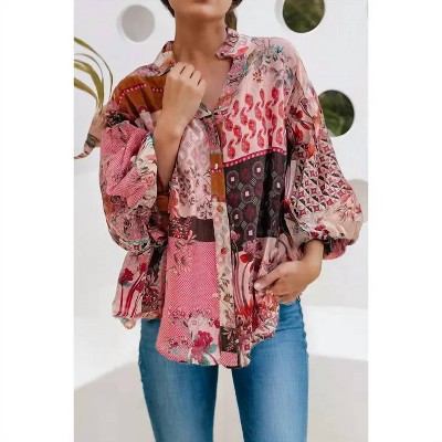 Women's Boho Spring Blouse - Little Daisy Closet