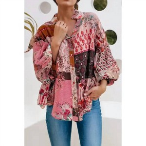 Women's Boho Spring Blouse - Little Daisy Closet - 1 of 1