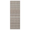 Modern Stripe Rug Washable Area Rug Printed Braid Carpet - 3 of 4
