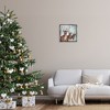 Stupell Industries Winter Reindeer Holiday Landscape Floating Frame Canvas Art - 3 of 4