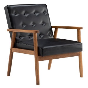 Karl Home Solid Wood Accent Chair - 1 of 4