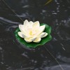 Unique Bargains Artificial Lotus Flowers for Garden Ponds Pool Decoration 3 Pcs - 2 of 4