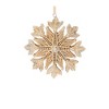 Melrose Glittered Pine Snowflake Ornament (Set of 12) - 2 of 4