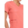 MediChic Women's Ruth 3-Pocket Multi Stitch V-Neck Scrub Top - 4 of 4