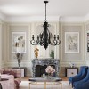 Livex Lighting Valencia 6 - Light Chandelier in  Shiny Black - 2 of 4