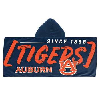 22"x51" NCAA Auburn Tigers Hooded Youth Beach Towel