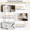 Whisen 36" Bathroom Storage Cabinet Bathroom Vanity with Two Soft Close Doors, Adjustable Shelves and Three Drawers - 3 of 4