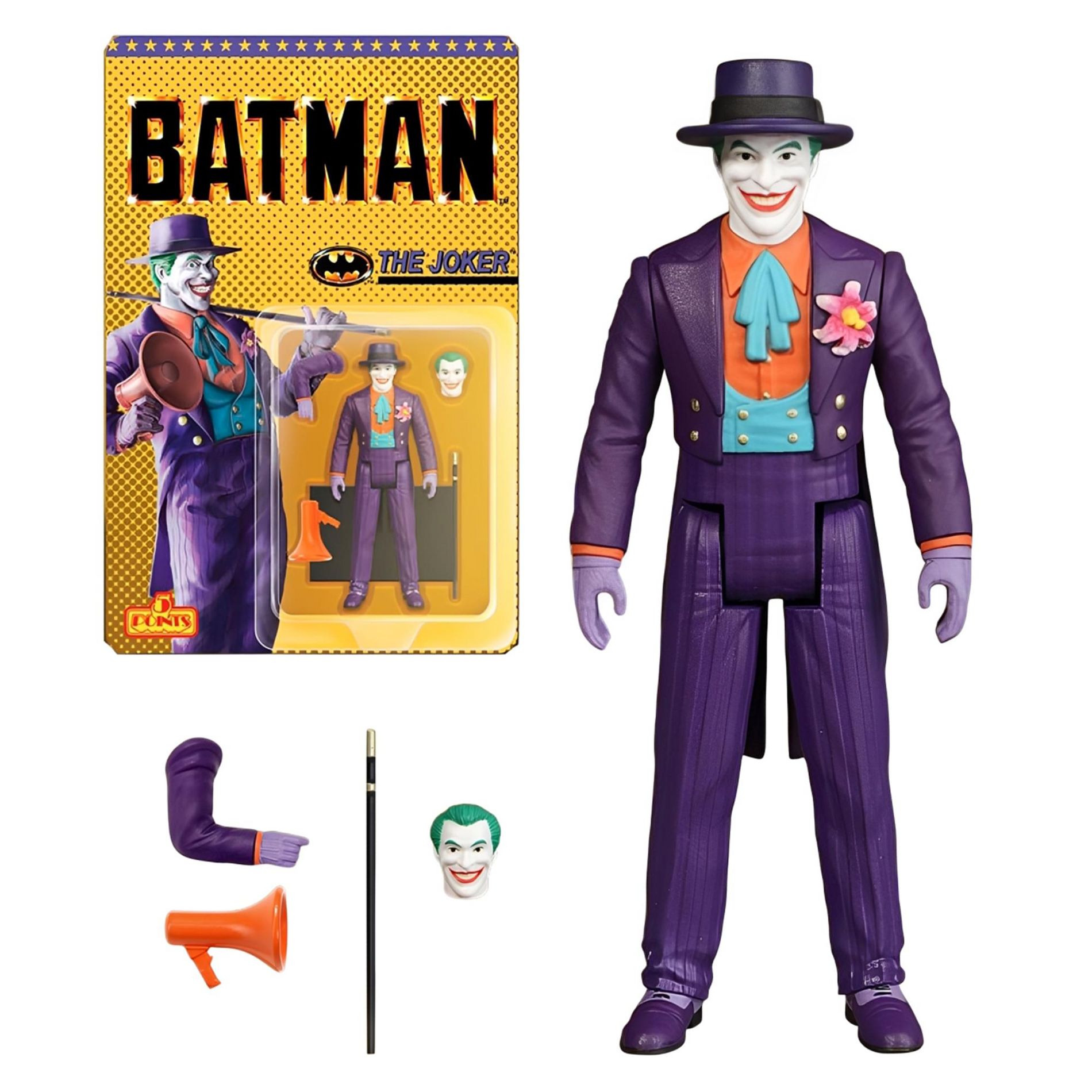 Mezco Toyz DC Comics 5 Points 1989 Batman Action Figure | Joker