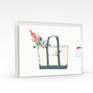 Tote Bag With Flowers Greeting Card Pack Set (8 ct.) by Ramus & Co - 1 of 4