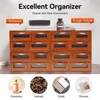 YIYIBYUS Wooden Storage Box With 16 Drawers, Desktop Storage Drawer Organizer - 3 of 4