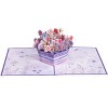 Pop of Art by Paper Love 3D Flowers Pop Up Card, For All Occasions - 5" x 7" Includes Envelope and Note Tag - 4 of 4