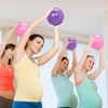Toyzone World Exercise Resistant Stability Fitness Ball Pink and Purple - 2 of 3