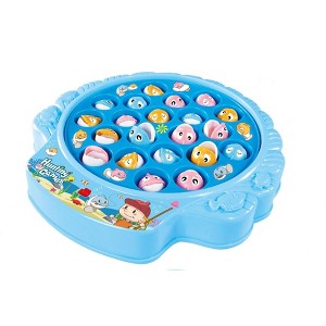 Ready! Set! Play! Link Deluxe Rotating Fishing Game With 2 Fishing Poles & Catchy Music - 1 of 4