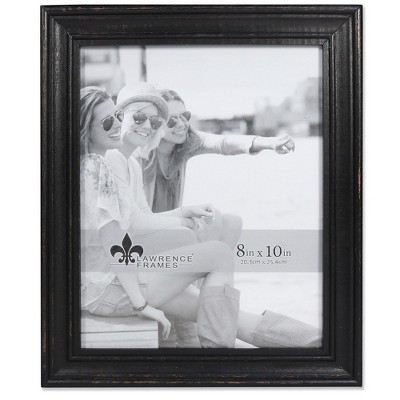 Lawrence Frames 8"W x 10"H Durham Weathered Black Wood Picture Frame 746580