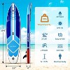 Nasitip 10'6" Inflatable Stand Up Paddle Board with Paddle & Accessories, Stable Non-Slip Deck, SUP for Adults & Youth - 2 of 4