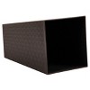 SEVOBAL Planters 3 Tall Rattan Planters with Drainage Holes Set of Outdoor Indoor Flower Pots, Brown, 14.25"*14.25"*24" - 3 of 4