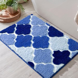 Ruso Weights Soft Plush Machine-Washable Shower Mat - 1 of 4
