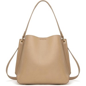 Medium Hobo Purse for Women Bucket Shoulder Bag with Crossbody Strap - 1 of 4