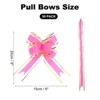 Unique Bargains Waterproof PP Material Reusable Convenient Pull Design Gift Wrap Bows - 2 of 4