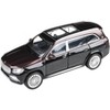 Mercedes-Maybach GLS 600 with Sunroof Rubellite Red and Obsidian Black Metallic 1/64 Diecast Model Car by Paragon - 2 of 3