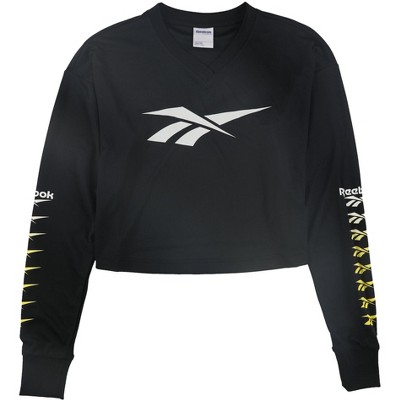 Reebok Womens Classics Graphic T-Shirt, Black, Large
