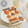 Big Dot of Happiness Nothin' but Net - Basketball - Baby Shower or Birthday Party Favor Sticker Set - 12 Sheets - 120 Stickers - 2 of 4