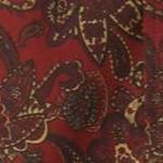 deep burgundy paisley