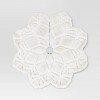 48" Christmas Dia Faux Fur Snowflake Shaped Tree Skirt - Wondershop™ - 3 of 4