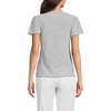 Lands' End Women's Slub Flutter Sleeve V-Neck T-Shirt - 2 of 4