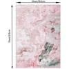 Machine Washable Non-Slip Runner, Modern Abstract Geometric Print Area Rug, Traditional Carpet for Hallway Bedroom Living Room - 2 of 4