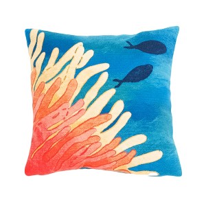 Liora Manne Visions III Coastal Indoor/Outdoor Pillow.. - 1 of 4