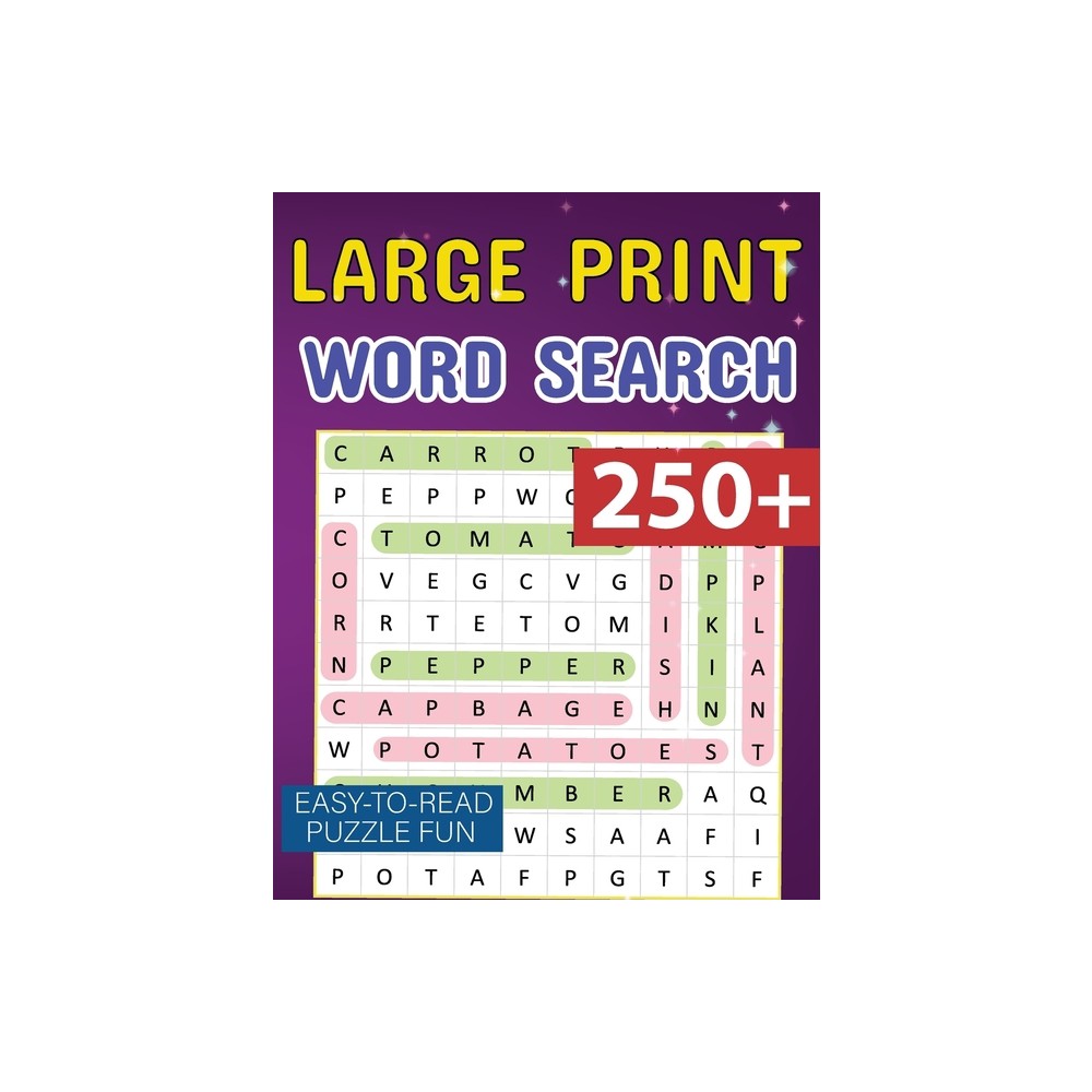 Word Search Book for Adults with Solution - Large Print by Laura Bidden (Paperback)