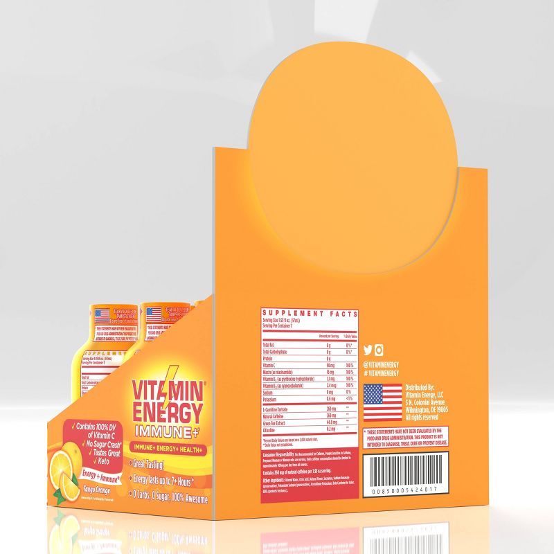 Vitamin Energy Immune Supplements - 1.93 fl oz, 5 of 6
