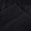 Chevron Zero Twist Cotton Solid and Jacquard Hand Towel Set of 6 by Blue Nile Mills - 3 of 4