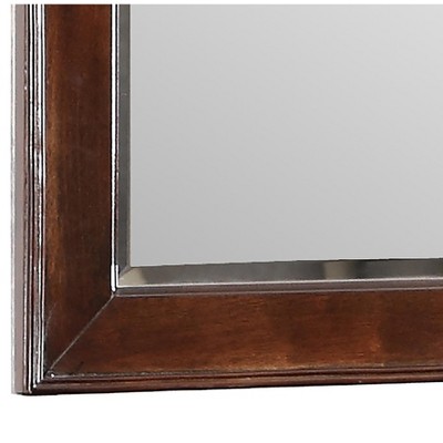 Triton 42" x 36" Arch Wood Framed Dresser Mirror