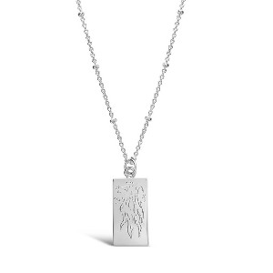 SHINE by Sterling Forever Strength Tarot Card Pendant Necklace - 1 of 4