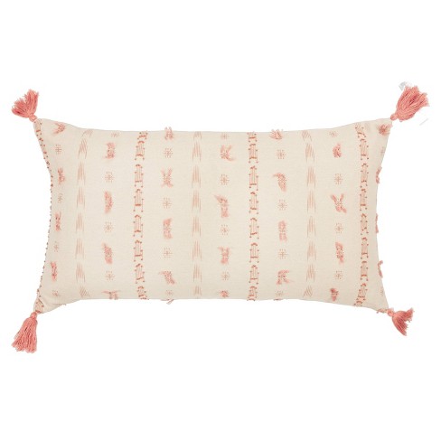 Blush lumbar throw pillow new arrivals