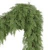 Puleo 9' Cedar Christmas Artificial Garland: Green Faux Floral, Indoor/Outdoor - 3 of 4