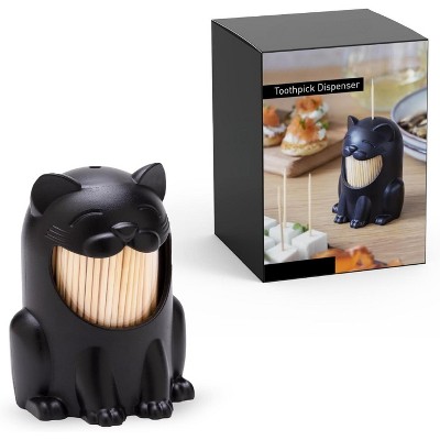Pickitty Toothpick Holder - Whimsical Plastic Dispenser for Easy Access at Meals, Parties, and Kitchen Counter