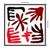 Amanti Art Custom Coral Construction I by Melissa Wang Canvas Wall Art Print Framed 22 x 22-in. - 4 of 4