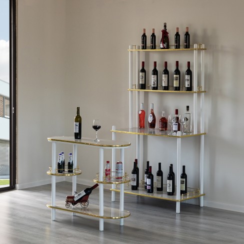 wall mounted bar shelves