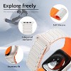 HTUTWOO Magnetic Silicone Compatible with Apple Watch Band Ultra 2 ＆Ultra 49mm 46mm 45mm 44mm 42mm 41mm 38mm for Woen men - 2 of 4