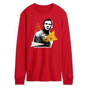 Men's - Star Trek - Retro Kirk Long Sleeve Graphic T-Shirt - 1 of 3