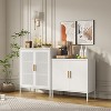 High Storage Cabinet, File Cabinets with Lockable Doors and, Home Office Design, Storage Cabinet for Home, Kitchen, School, Office-The Pop Home - 2 of 4
