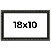 PosterPalooza | Antique Black Picture Frame - UV Acrylic, Backing Board, Hanging Hardware Included - 2 of 4