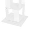 Kumasinova 5/6-Tier Rotating Bookshelf with Acrylic Panels(&Anti-Tip Base),360° Rotation Floor Display Book Shelf,Creative Bookcase for Living Room - 4 of 4