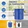 Karl Home 8 Gallon Fryer Oil Disposal Carbon Steel Fryer Grease Bucket - 3 of 4