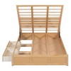 NicBex Full Size Hydraulic Platform Bed Modern Wooden Bed Frame with Drawers and 2 Bottom Storage Space for Bedroom, No Box Spring Required - 3 of 4