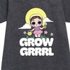 Girls' - LOL Surprise! - Grow Grrrl Graphic Short Sleeve Fleece Dress - 2 of 3